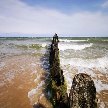 Gold B33 Let's Sea Baltic Park Lägenhet Gąski