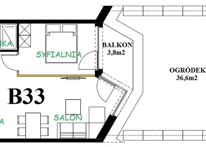 شقة Gold B33 Let's Sea Baltic Park